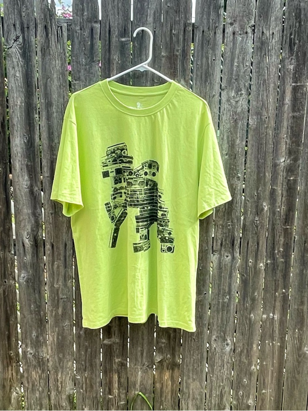Men's PRPS Neon Green Graphic T-Shirt